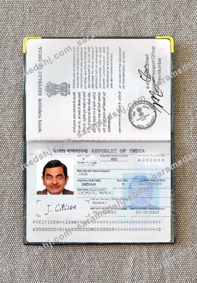 India passport (2013-present) photo look